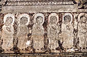 Bagan Myanmar. Mural paintings of the Thambula temple. 